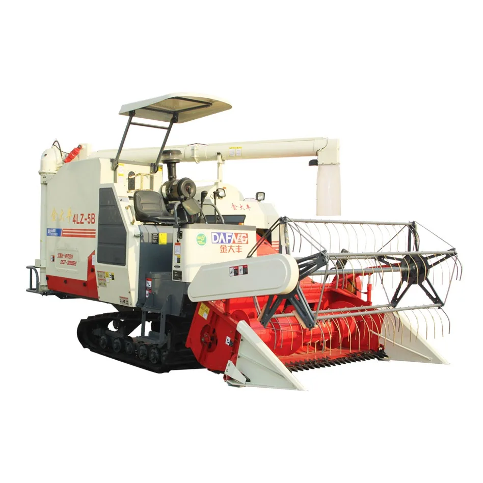 102HP Turbocharged Engine Rice Harvest Machine